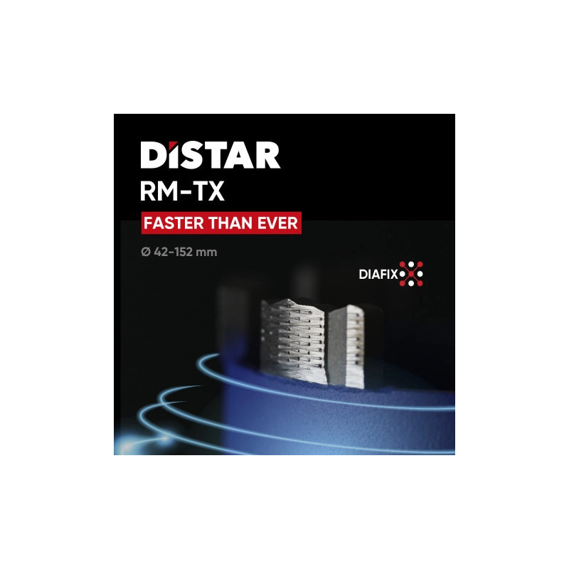 Wiertło diament na sucho Distar 122x450 RM-TX