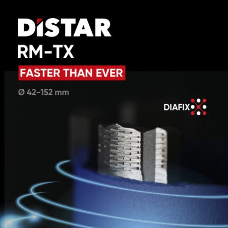 Wiertło diament na sucho Distar 122x450 RM-TX