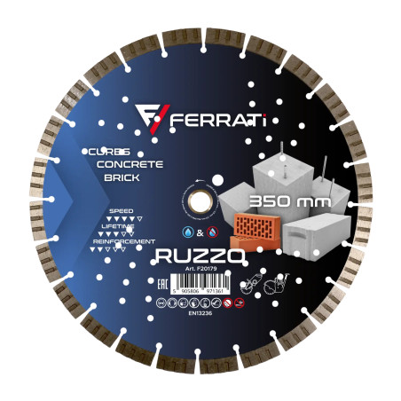 Tarcza diamentowa tnąca Ferrati RUZZO fi 350mm