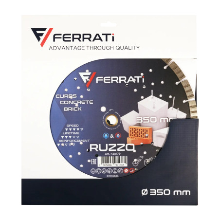 Tarcza diamentowa tnąca Ferrati RUZZO fi 350mm