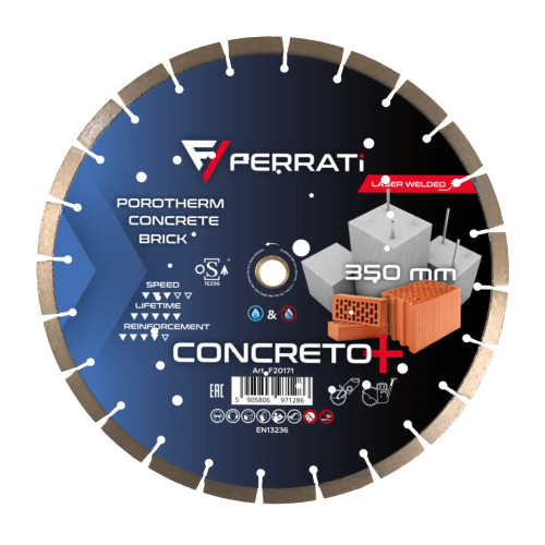 Tarcza diamentowa tnąca Ferrati CONCRETO PLUS fi 350mm