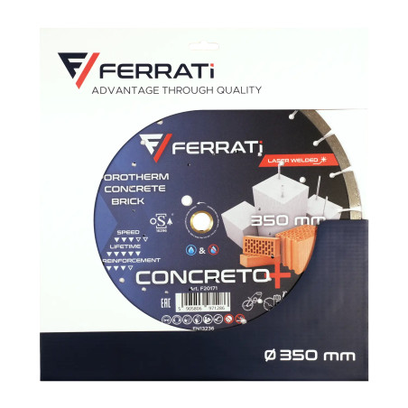Tarcza diamentowa tnąca Ferrati CONCRETO PLUS fi 350mm
