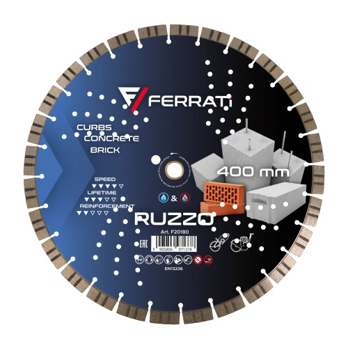 Tarcza diamentowa tnąca Ferrati RUZZO fi 400mm