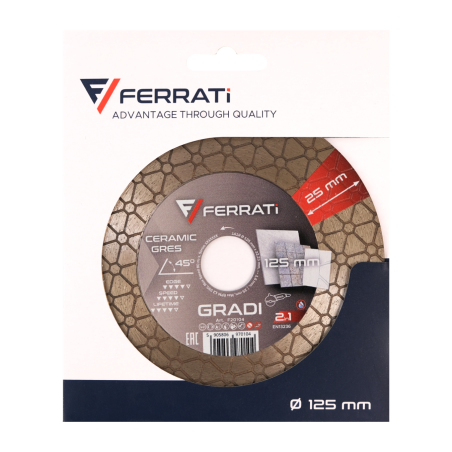 Tarcza diamentowa tnąca/szlifująca Ferrati GRADI fi 125mm