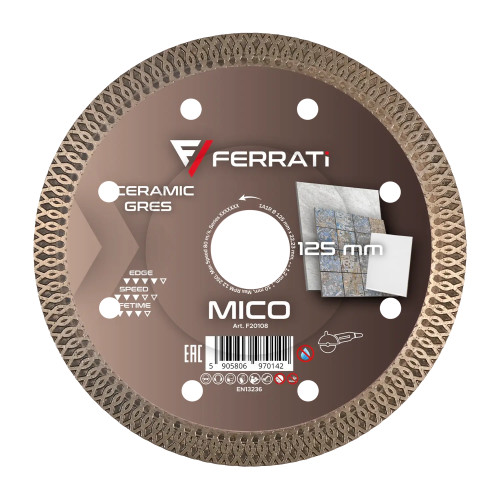 Tarcza diamentowa tnąca Ferrati MICO fi 125mm