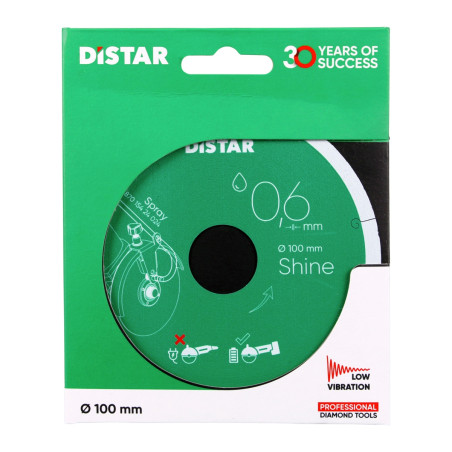 Tarcza diamentowa Distar SHINE 100x0,6mm b. cienka