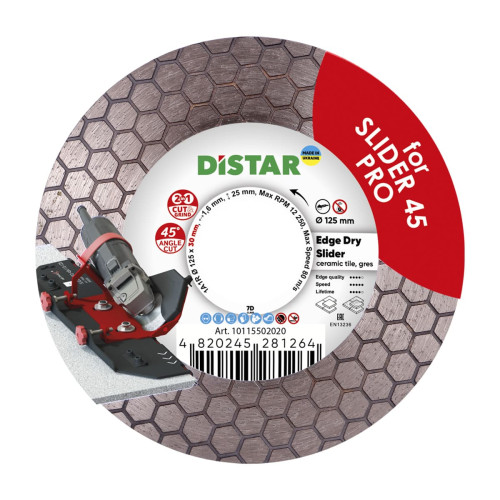 11115537010 Tarcza EDGE DRY fi 125/30mm do Slidera PRO