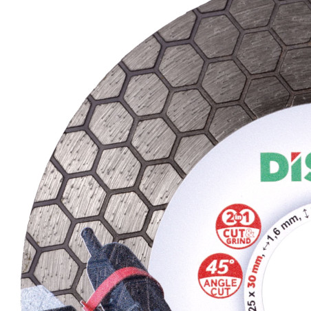 11115537010 Tarcza EDGE DRY fi 125/30mm do Slidera PRO