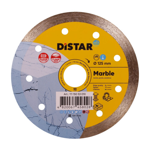 11115053010 Tarcza do ciecia marmuru Distar Marble 125mm