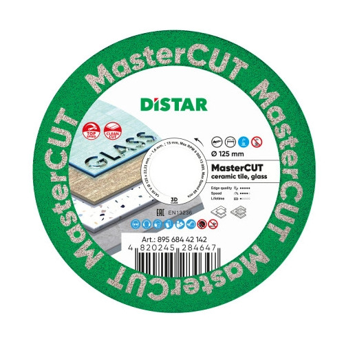 Tarcza diament Distar Master Cut 125mm na sucho/na mokro