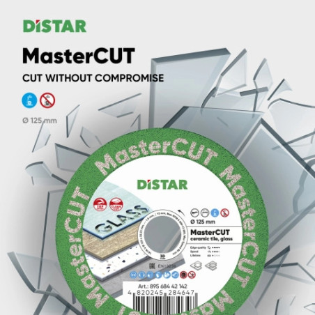 Tarcza diament Distar Master Cut 125mm na sucho/na mokro