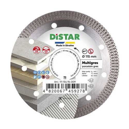 11115494009 Tarcza MULTIGRES fi 115mm
