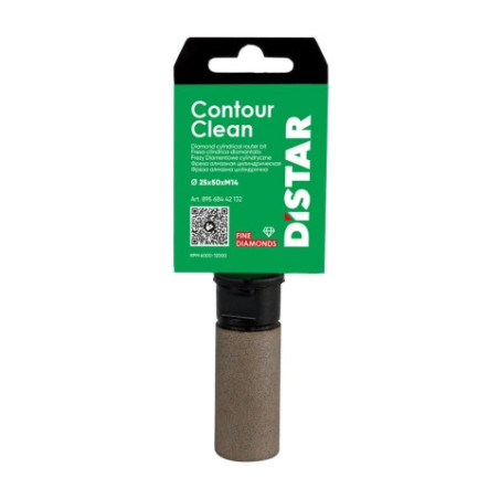Frez diament Distar 25x50 CONTOUR CLEAN na M14
