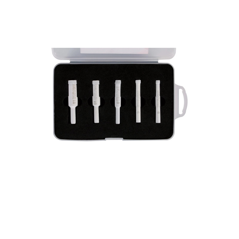 Zestaw wierteł do gresu Distar Drill KIT 6-12