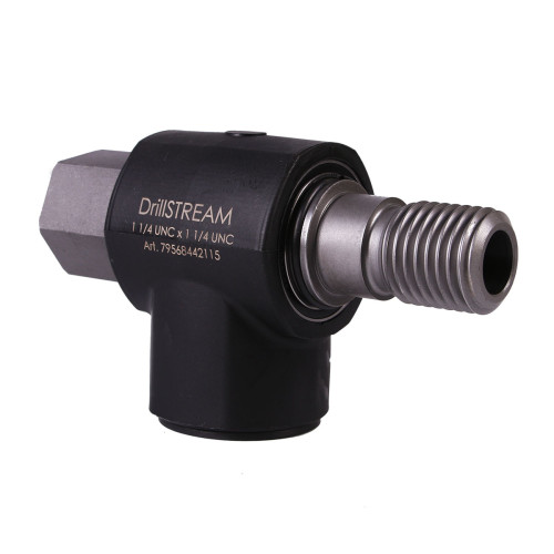 Adapter wiertnicy 1 1/4" x 1 1/4"  z odsysem pyłu