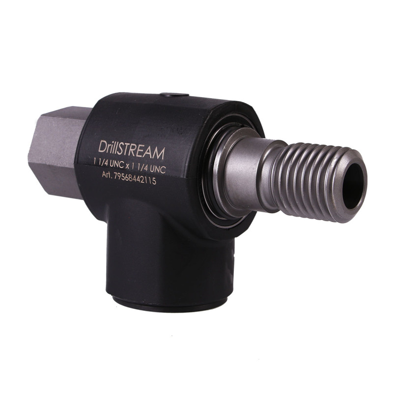 Adapter wiertnicy 1 1/4" x 1 1/4"  z odsysem pyłu