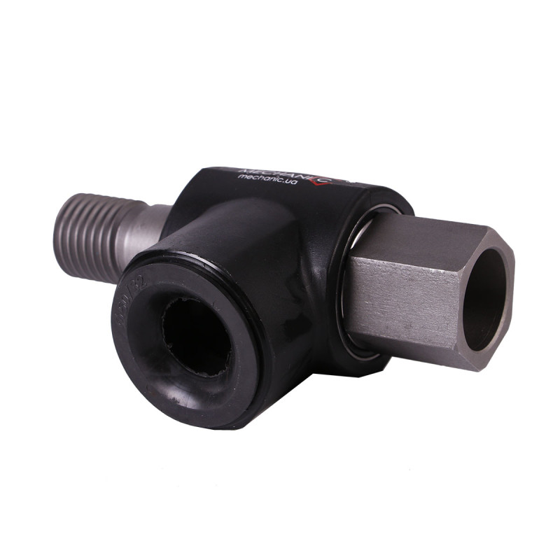 Adapter wiertnicy 1 1/4" x 1 1/4"  z odsysem pyłu