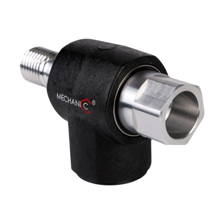 Adapter wiertnicy 1 1/4" x 1 1/4"  z odsysem pyłu, aluminiowy