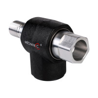 Adapter wiertnicy 1 1/4" x 1 1/4"  z odsysem pyłu, aluminiowy