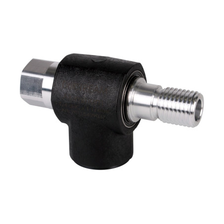 Adapter wiertnicy 1 1/4" x 1 1/4"  z odsysem pyłu, aluminiowy