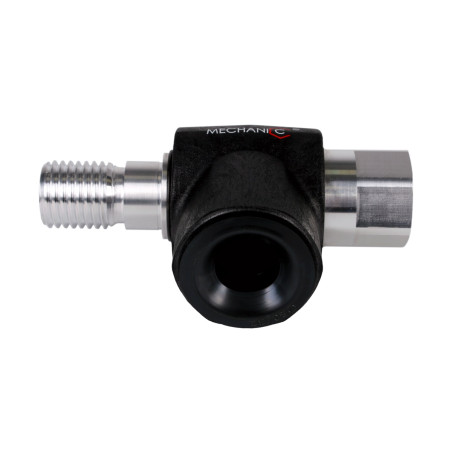 Adapter wiertnicy 1 1/4" x 1 1/4"  z odsysem pyłu, aluminiowy