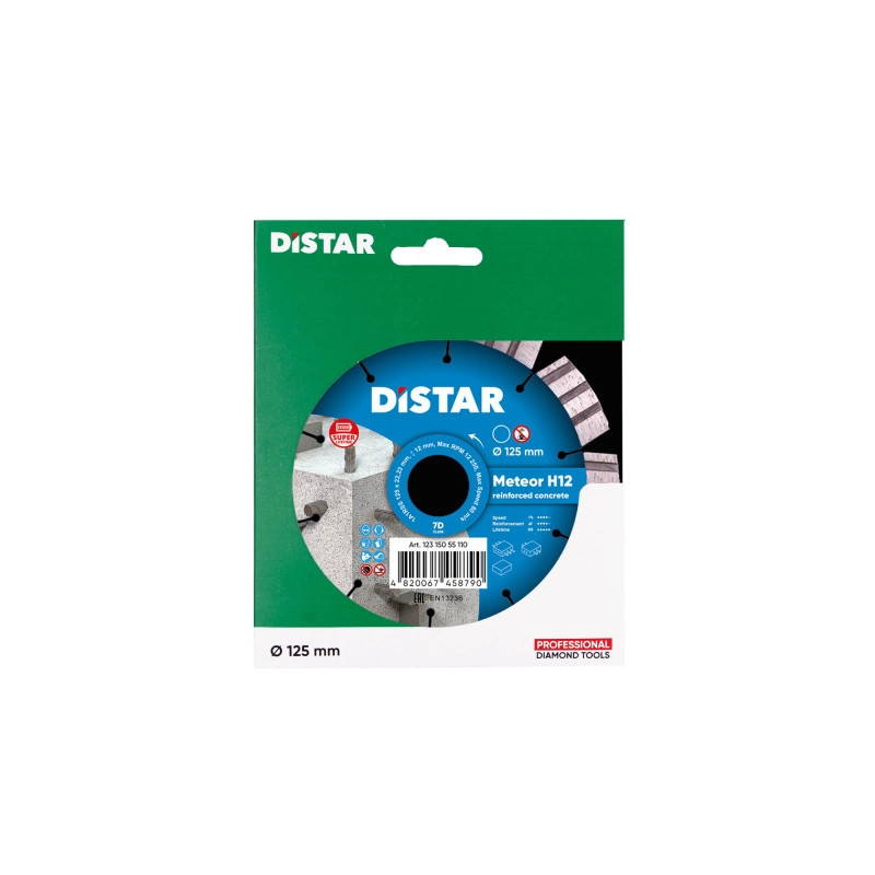 Tarcza diamentowa Distar METEOR H12, fi 125 do betonu