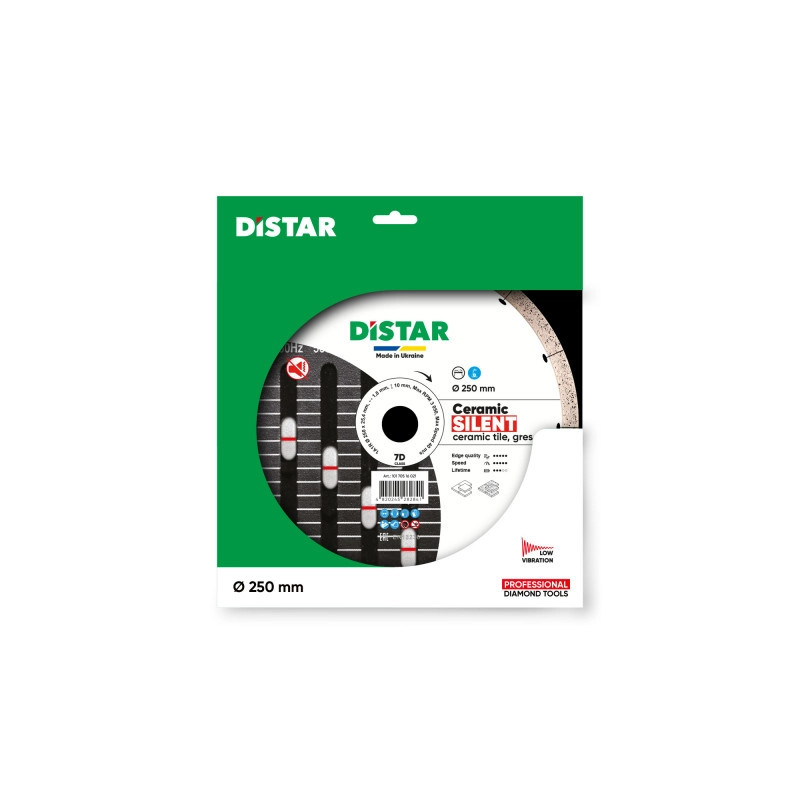 Tarcza diamentowa Distar Ceramic Silent fi 250mm