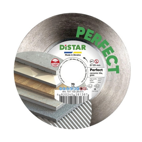 Tarcza diamentowa Distar PERFECT fi 125mm do gresu