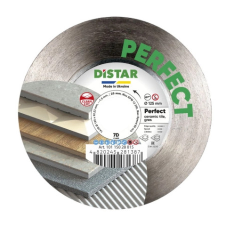 Tarcza diamentowa Distar PERFECT fi 125mm do gresu