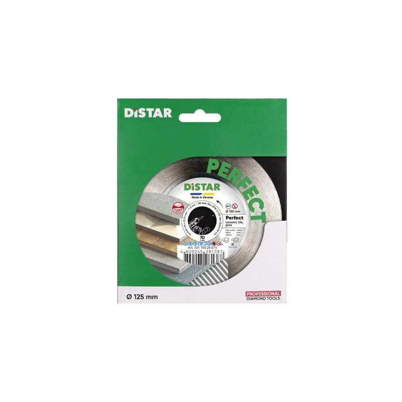 Tarcza diamentowa Distar PERFECT fi 125mm do gresu