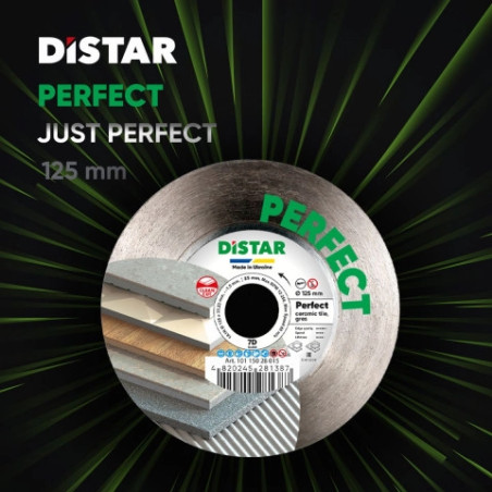 Tarcza diamentowa Distar PERFECT fi 125mm do gresu