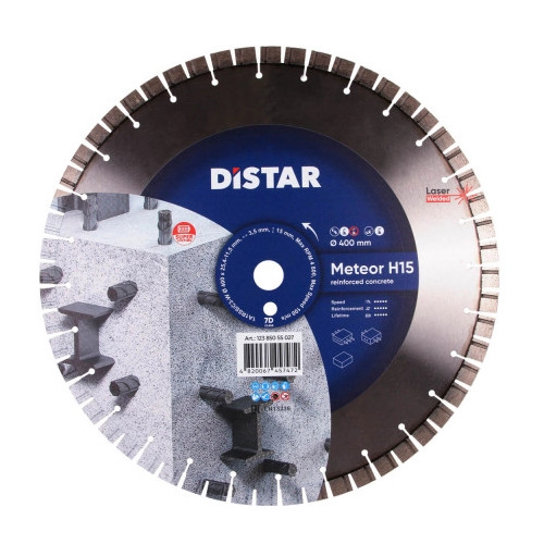 Tarcza diamentowa Distar METEOR H15 400 do betonu