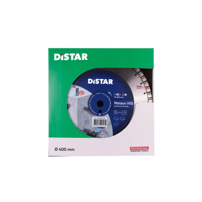 Tarcza diamentowa Distar METEOR H15 400 do betonu