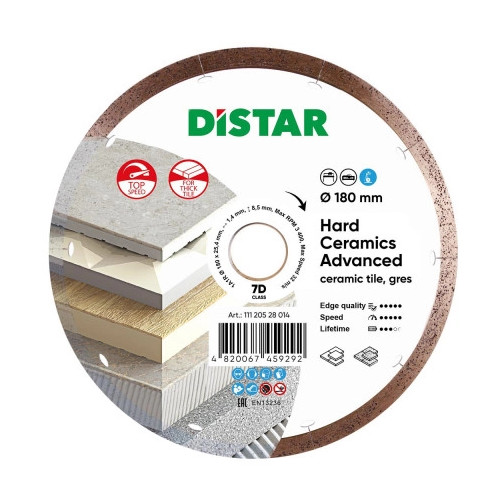 11120528014 Tarcza HARD CERAMICS ADV 180x1,4/25,4