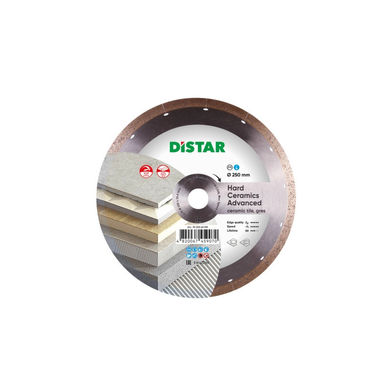 11120349019 Tarcza HARD CERAMICS ADV fi 250x1,3