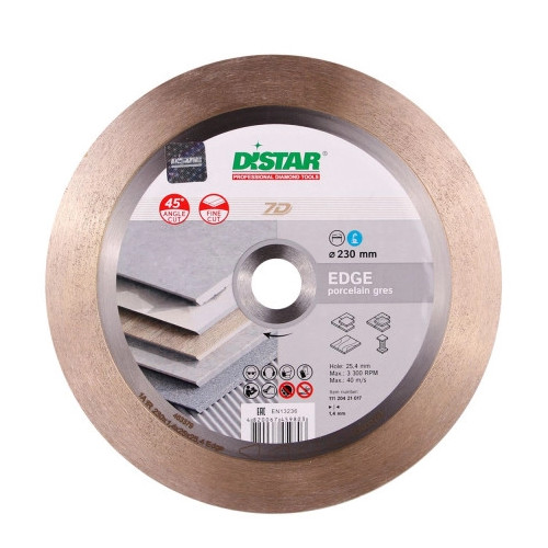 11120421017 Tarcza diamentowa EDGE fi 230x1,4/25,4