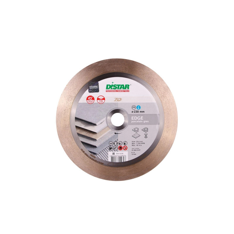 11120421017 Tarcza diamentowa EDGE fi 230x1,4/25,4