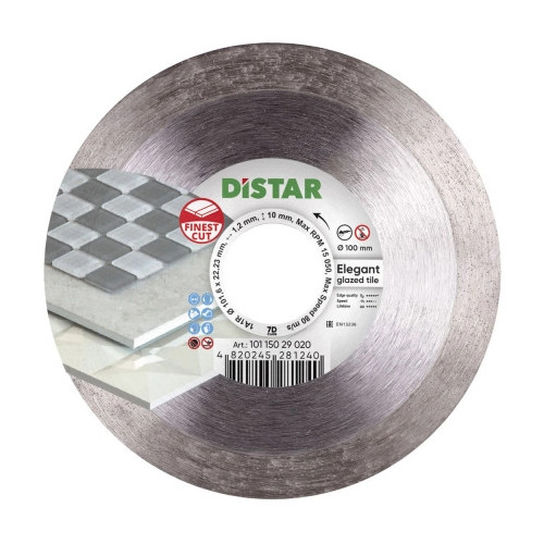Tarcza diamentowa Distar ELEGANT 100 do szkliwa
