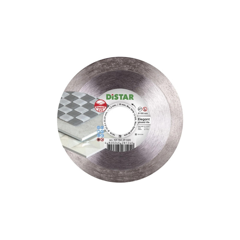 Tarcza diamentowa Distar ELEGANT 100 do szkliwa