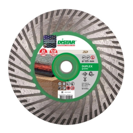 Distar tarcza do granitu 125 DUPLEX M14