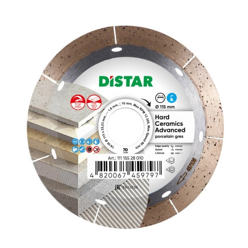 11115528010 Tarcza HARD CERAMICS ADV 115x1,6/22,2