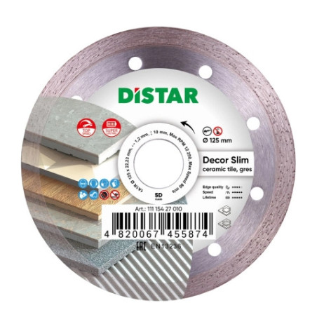 11115427010 Tarcza DECOR SLIM fi 125mm