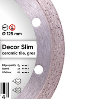 11115427010 Tarcza DECOR SLIM fi 125mm