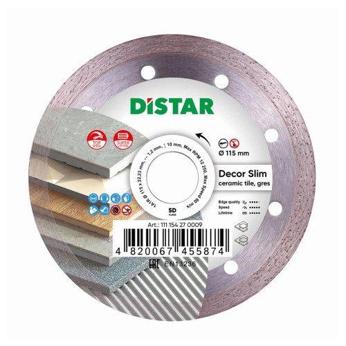 11115427009 Tarcza DECOR SLIM fi 115mm