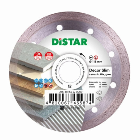 11115427009 Tarcza DECOR SLIM fi 115mm