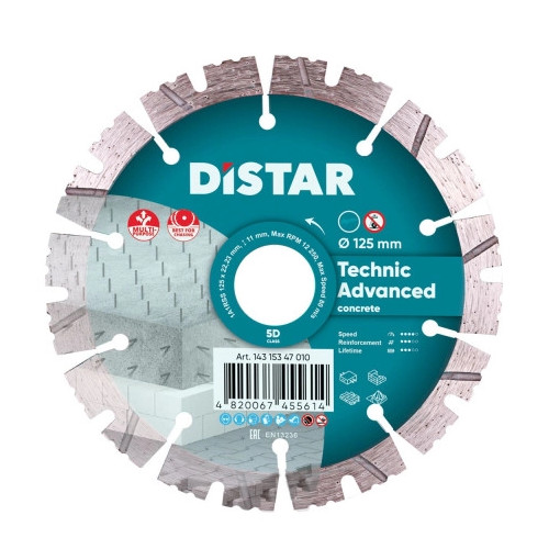 Tarcza diamentowa Distar, Technic Advanced 125