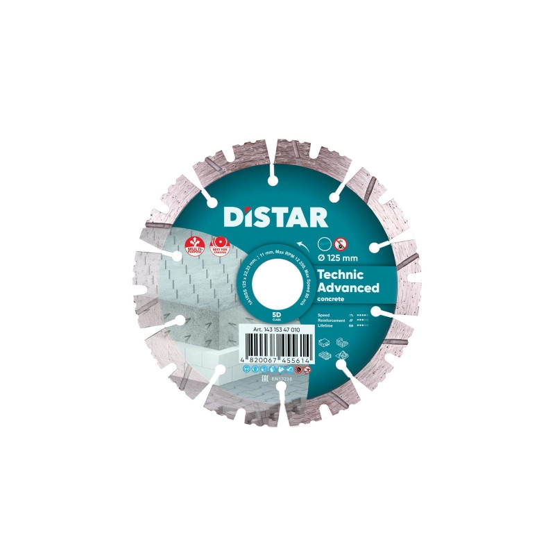 Tarcza diamentowa Distar, Technic Advanced 125