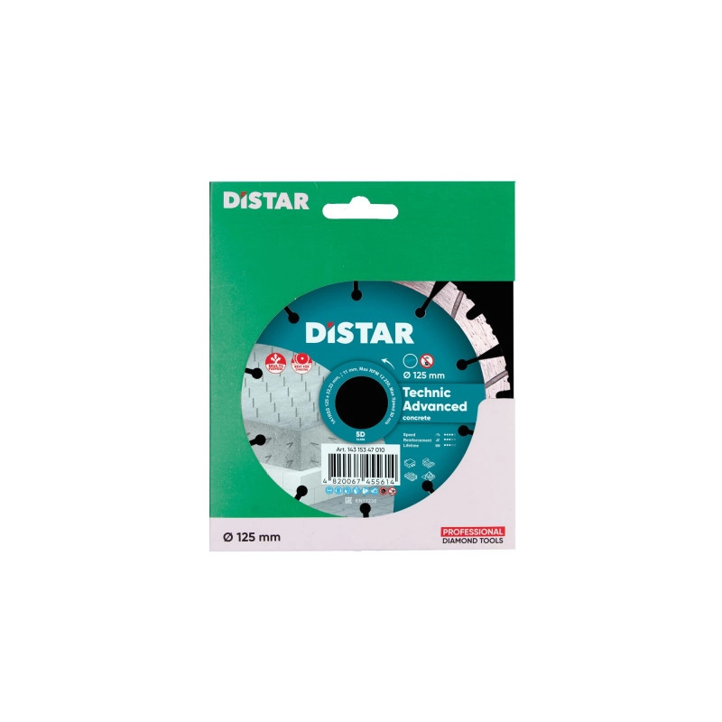 Tarcza diamentowa Distar, Technic Advanced 125