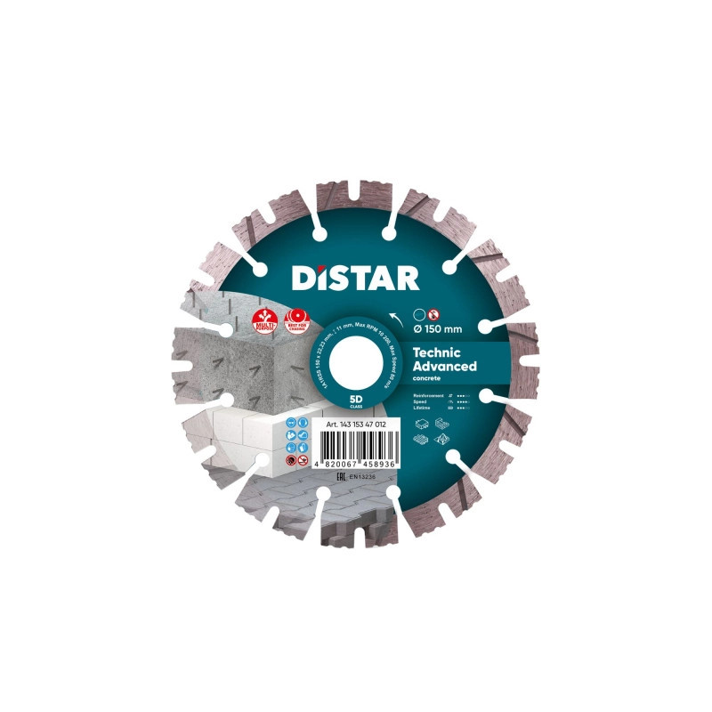 Tarcza diamentowa Distar, Technic Advanced 150