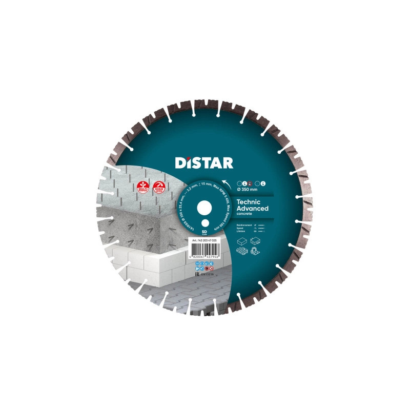 Tarcza diamentowa Distar, Technic Advanced 350
